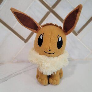 Toy Factory Pokemon Eevee Plush Stuffed Animal Official Toy Anime stuffed animal